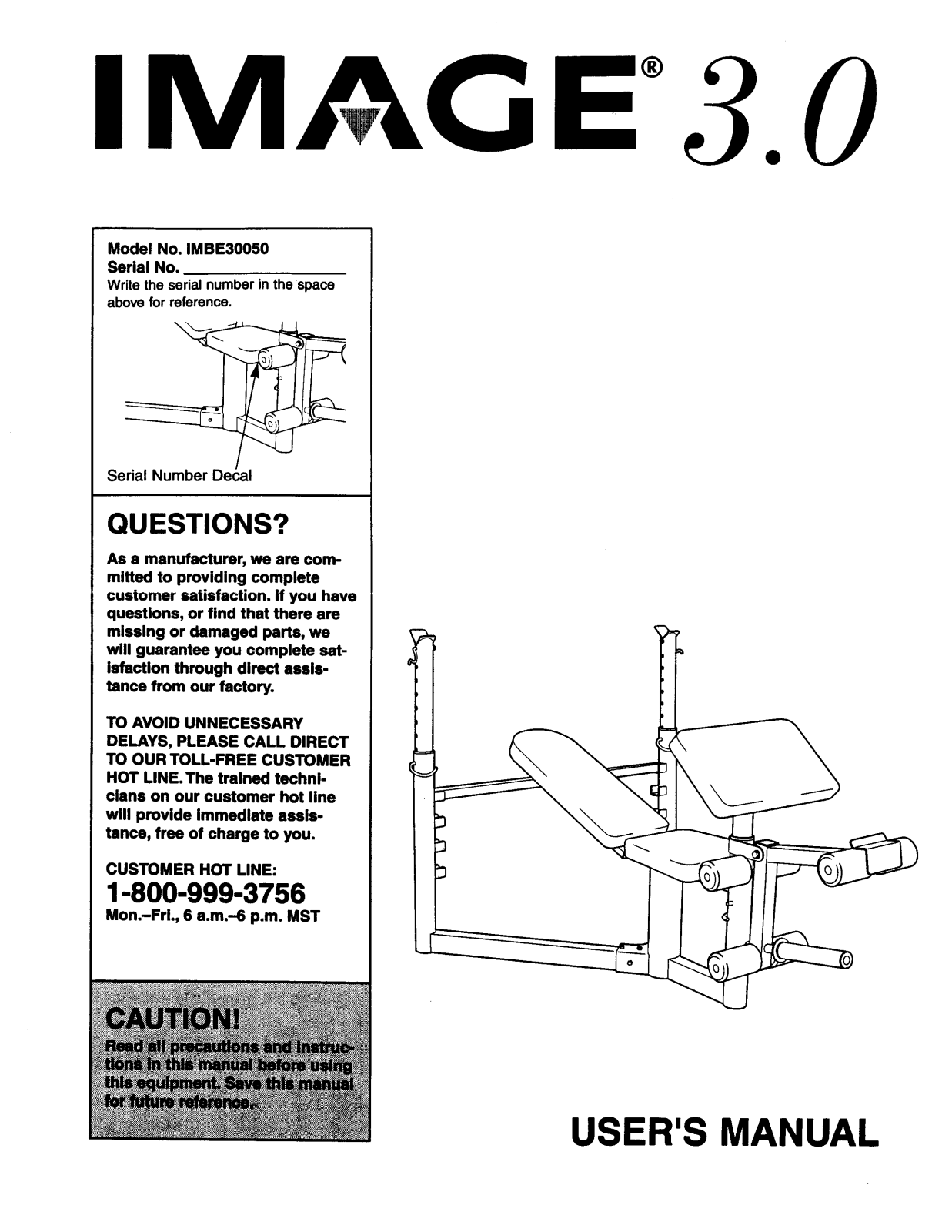 Image IMBE30050 Owner's Manual