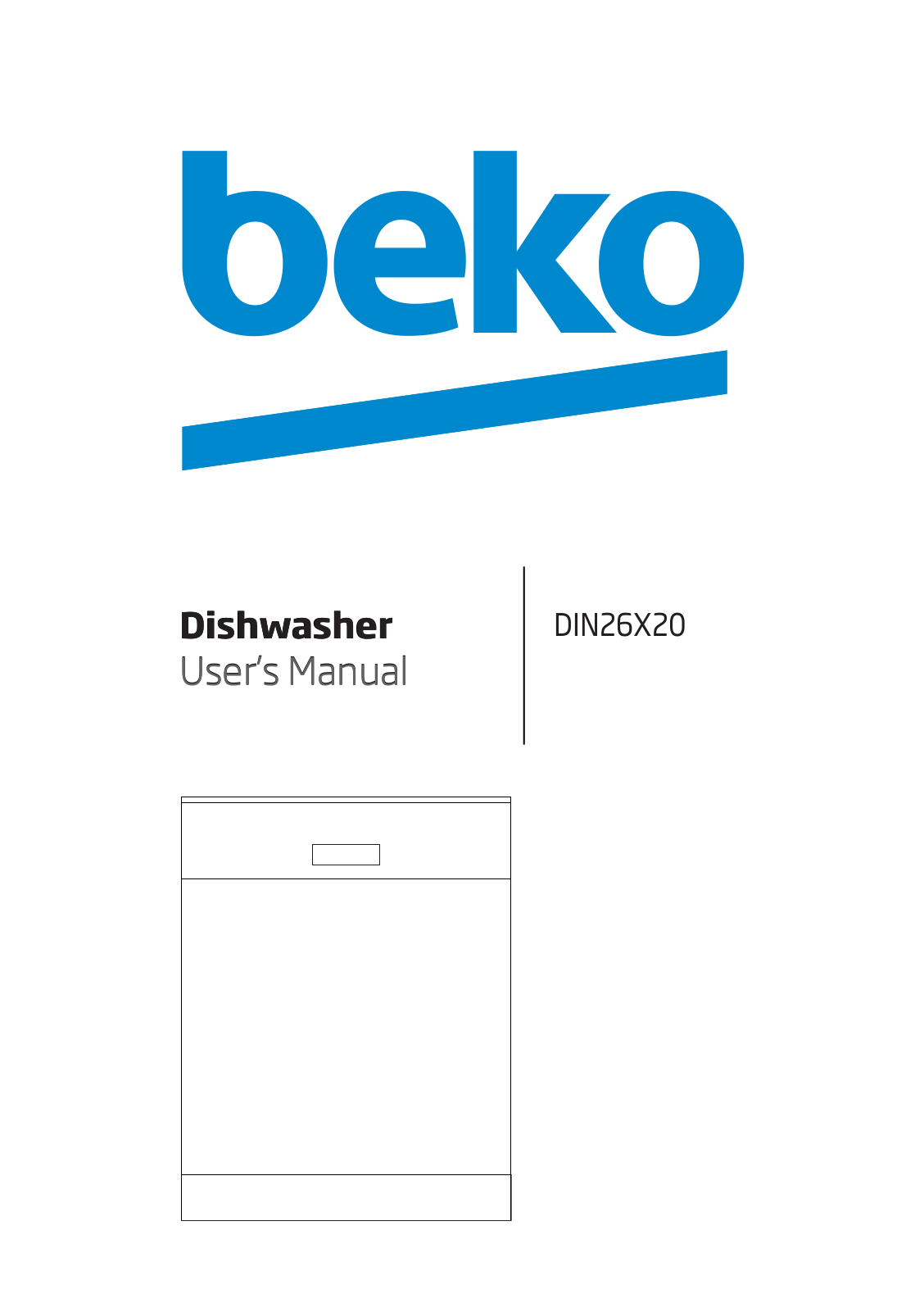 Beko DIN 26X20 User Manual