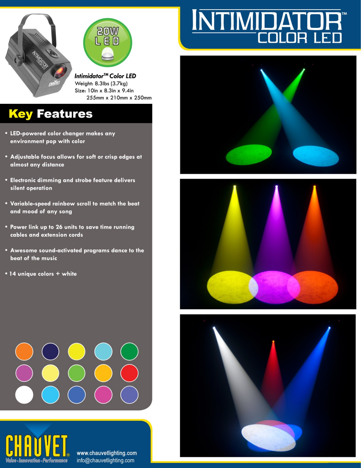 Chauvet Intimidator User Manual