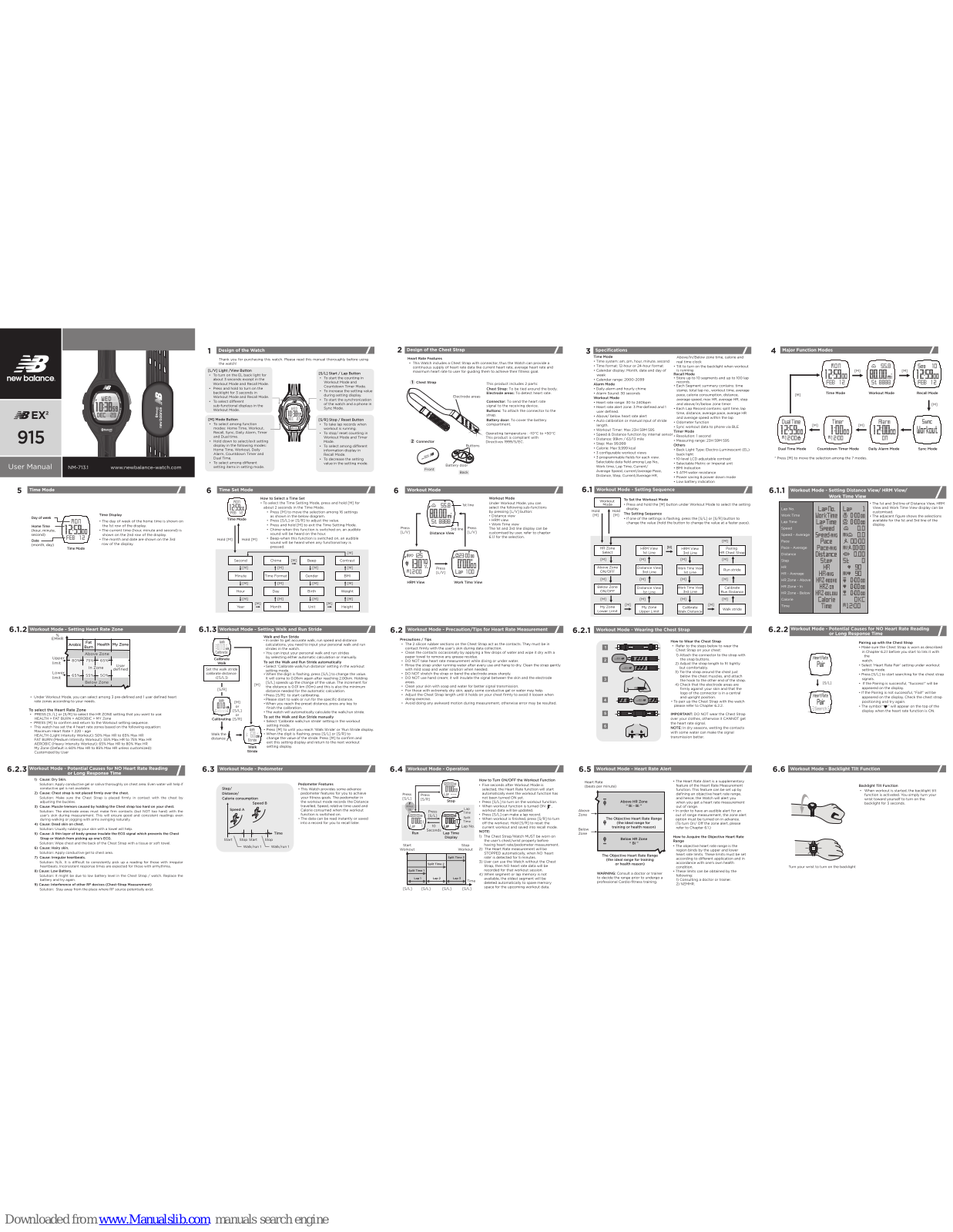 New Balance NM-713J User Manual - ManualMachine.com