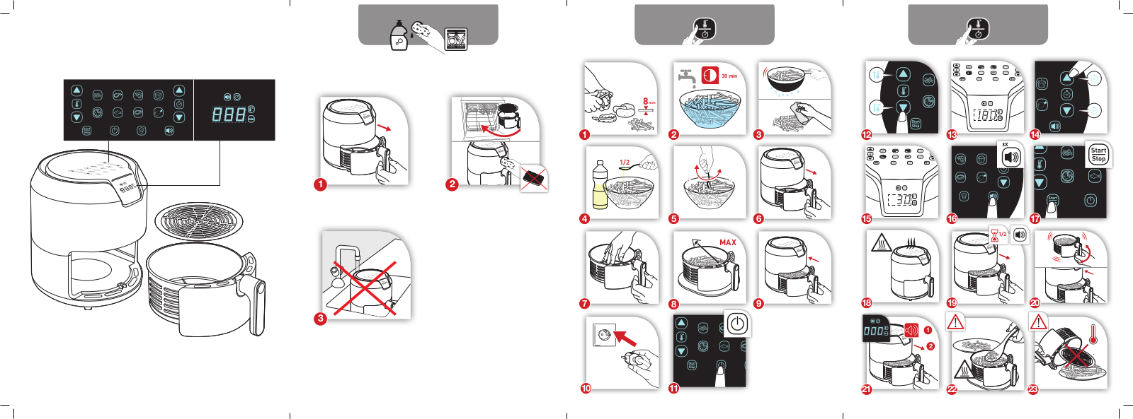 Tefal Easy Fry Digital User Guide