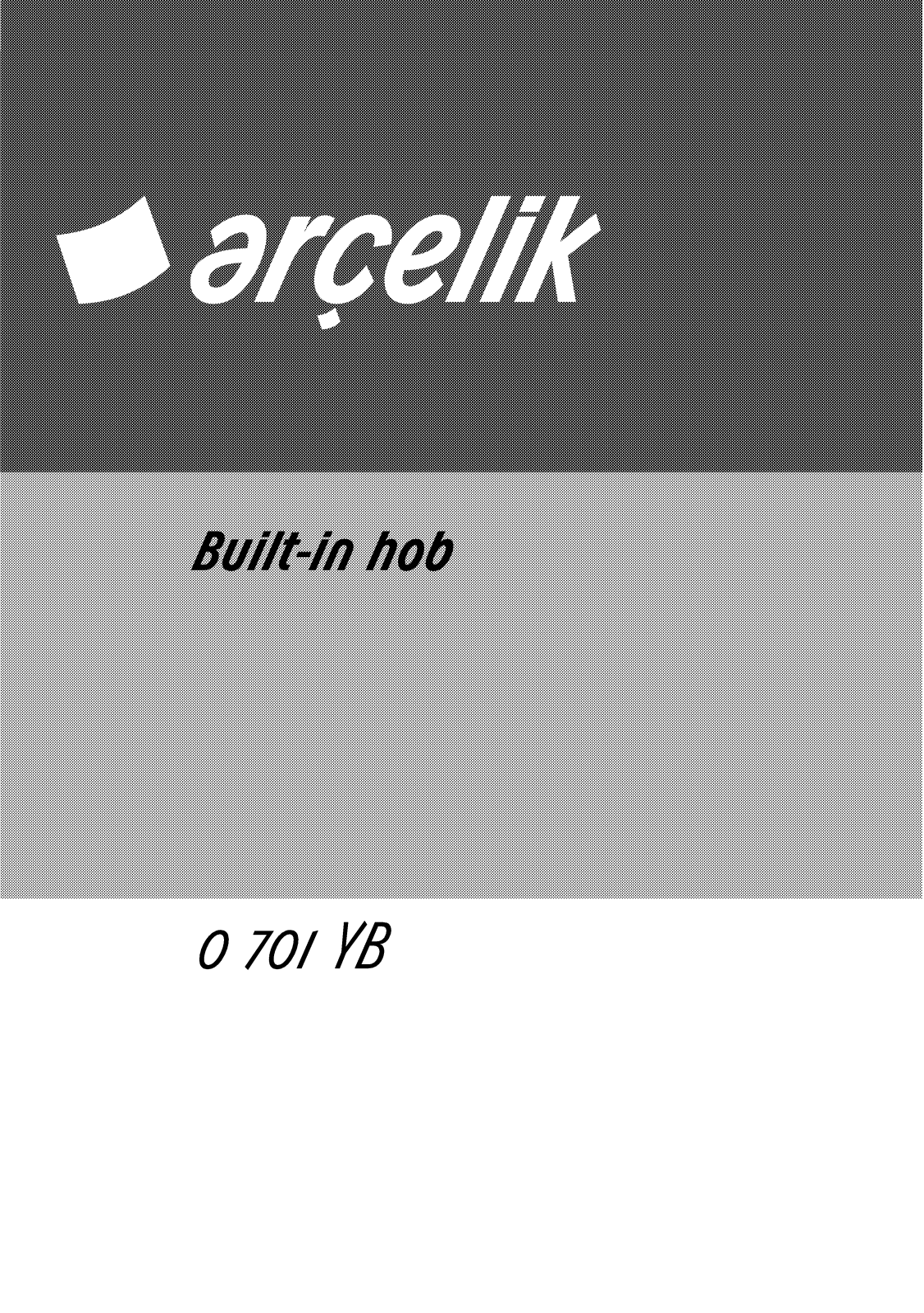 Arçelik O701YB User manual