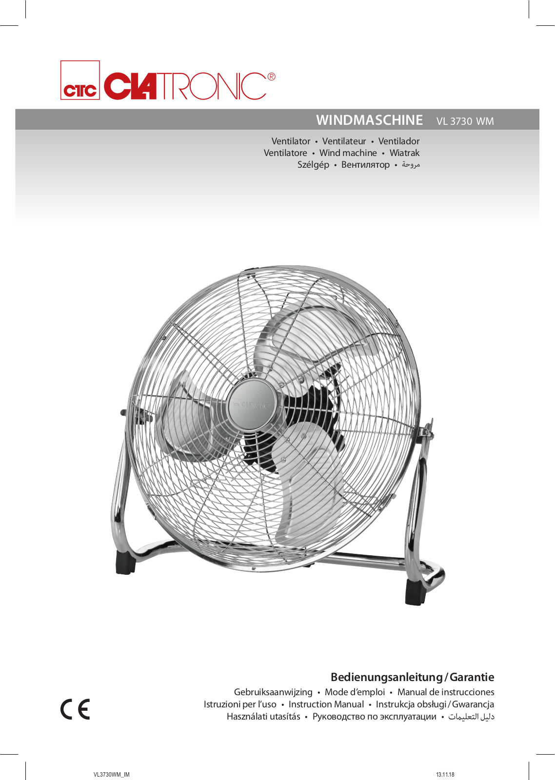 Clatronic VL3730WM operation manual