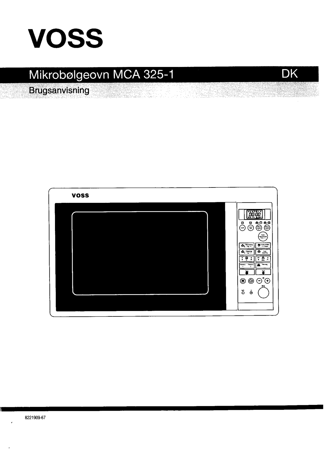 AEG MCA 325-1 User Manual