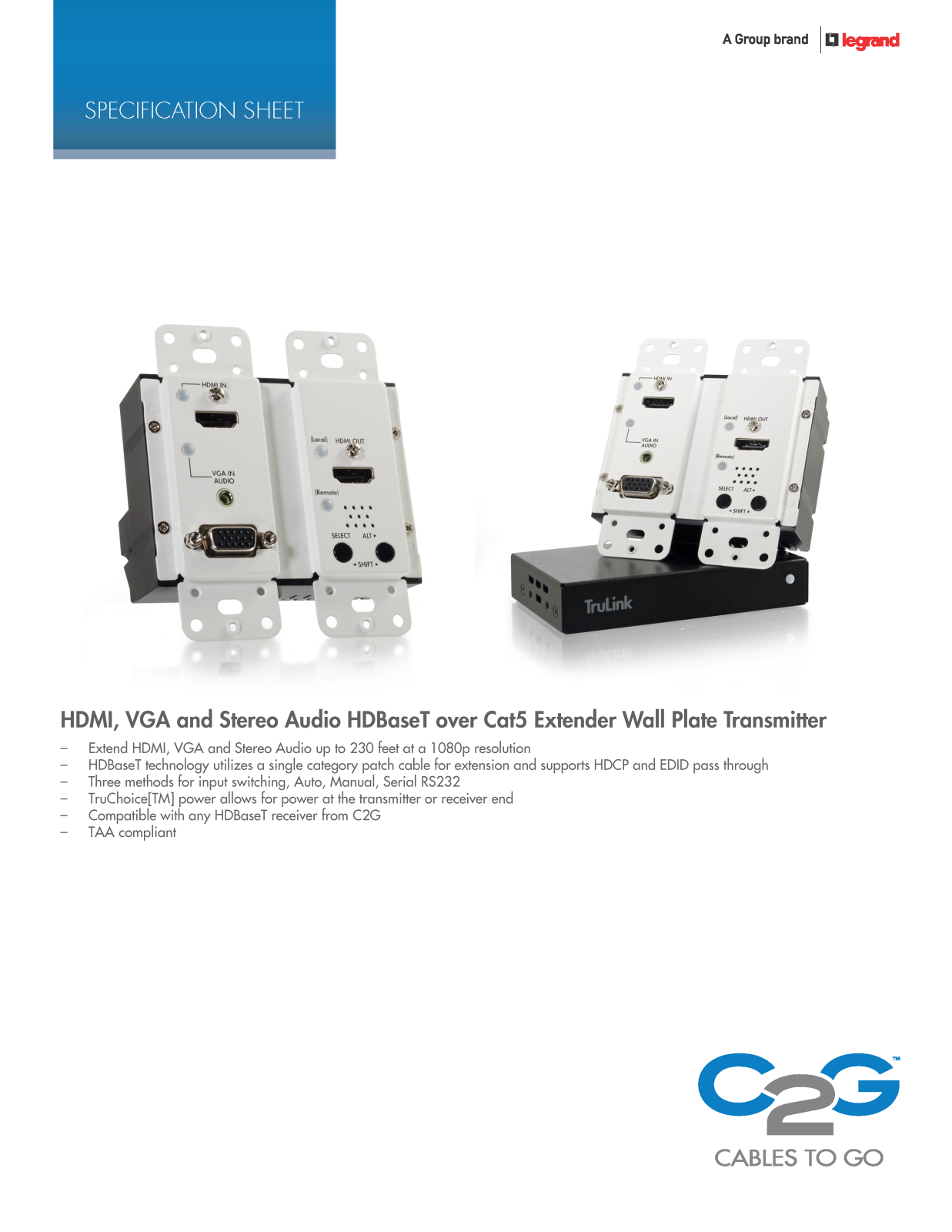 Cables To Go 29301 Specifications - ManualMachine.com