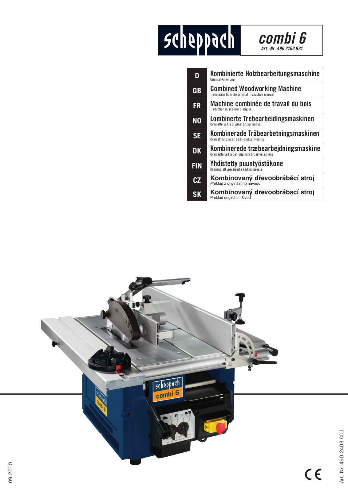 Scheppach Combi 6 User Manual