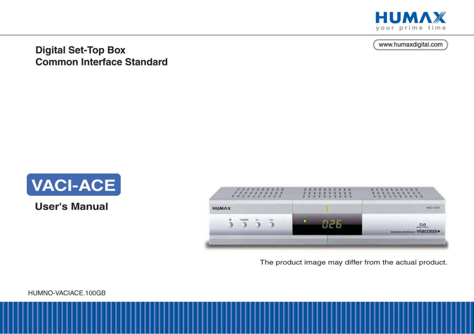 Humax VACI-ACE User Manual