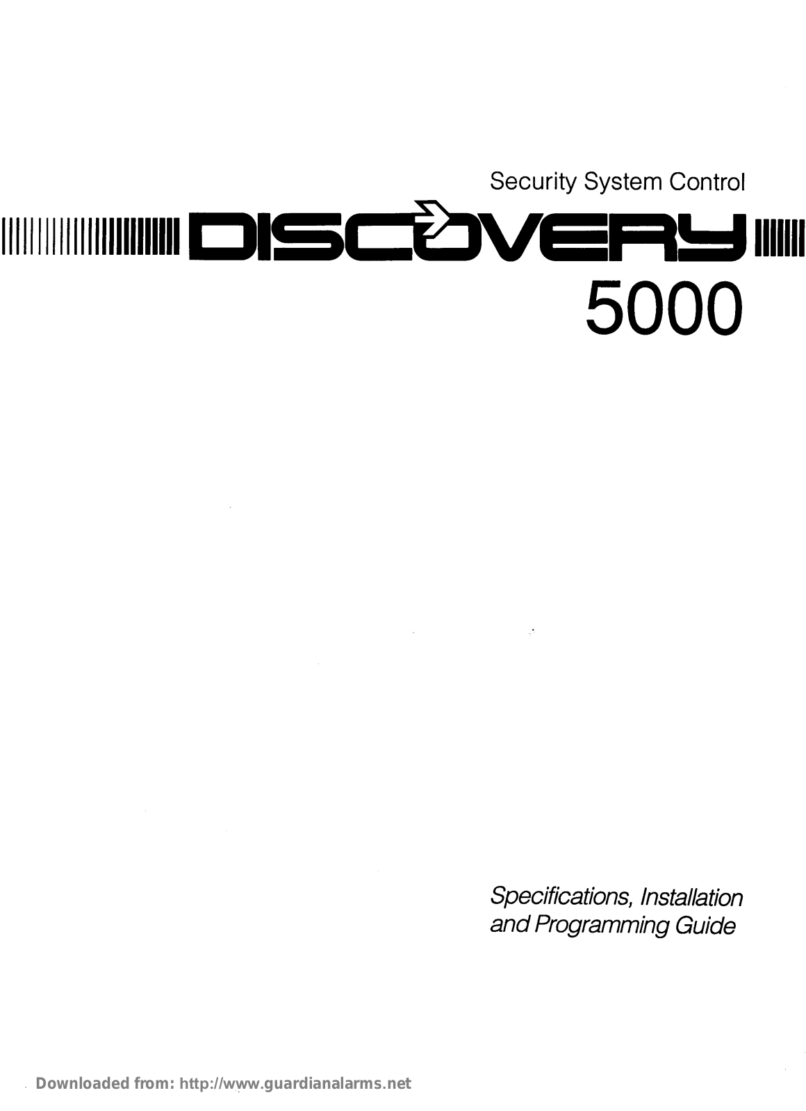 Aritech Discovery 5000 Installation Manual