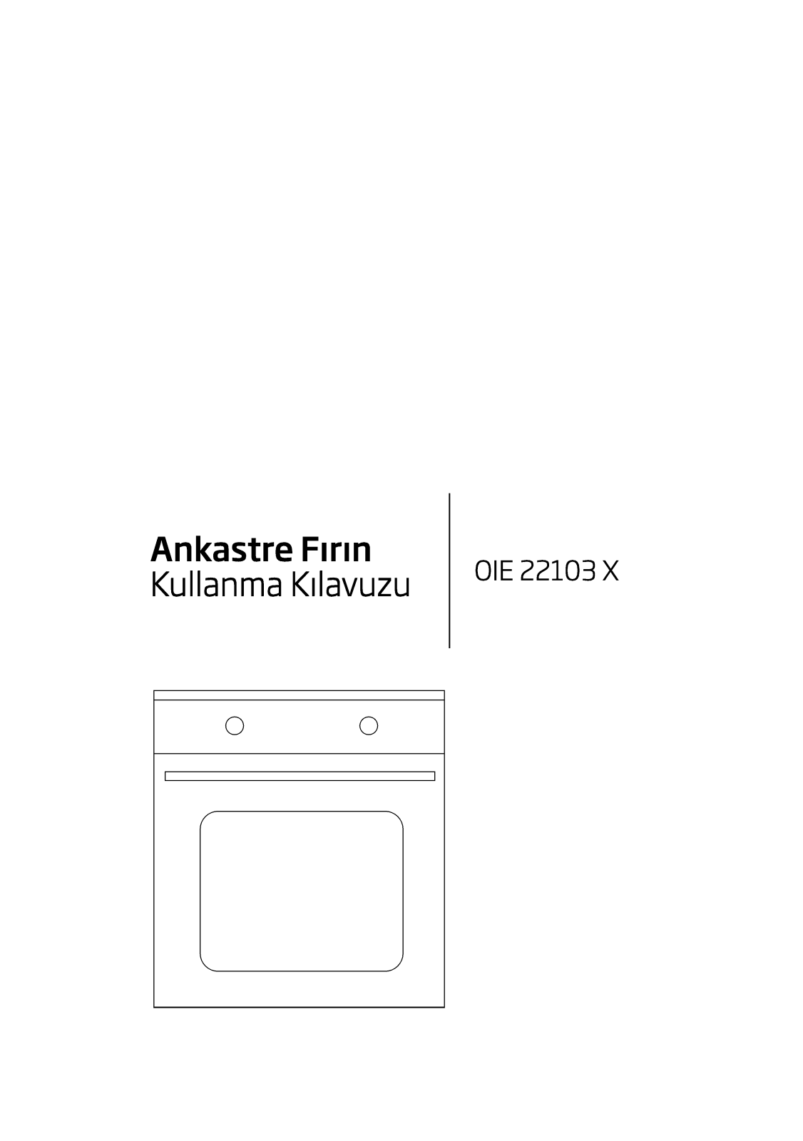 Beko OIE22103X User manual