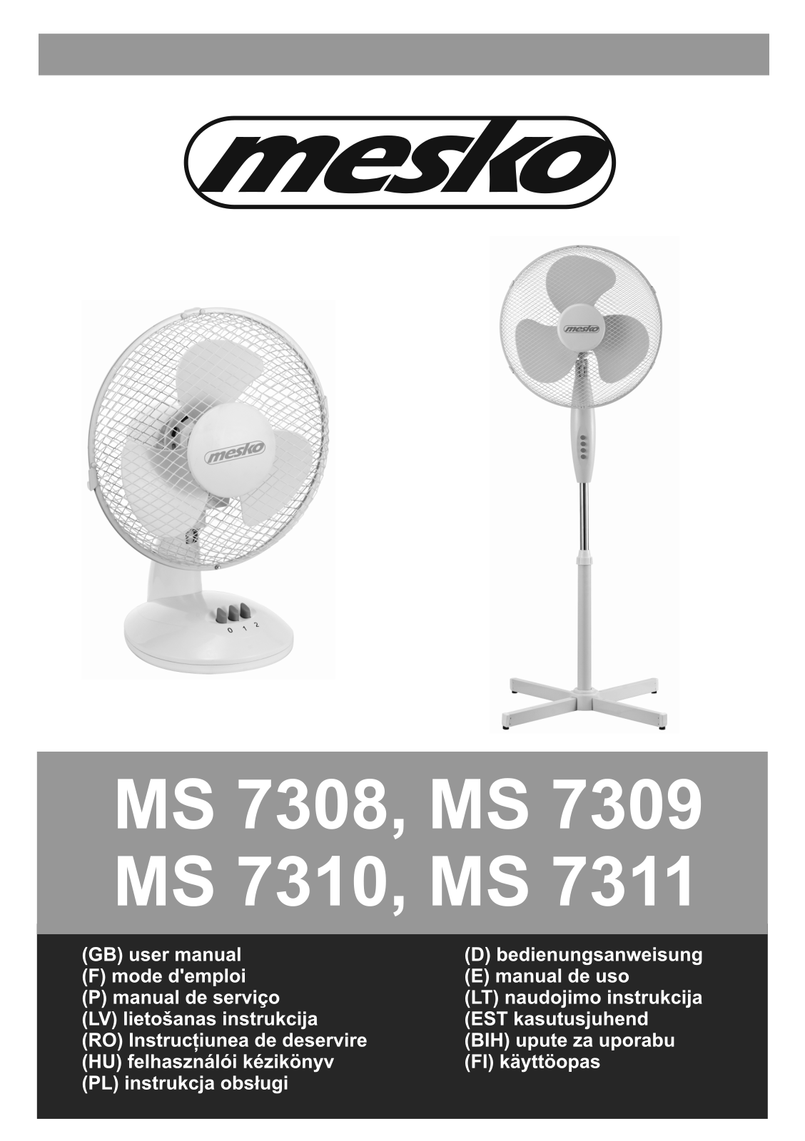 Mesko Ms 7308, MS 7309, MS 7310, MS 7311 User manual - ManualMachine.com