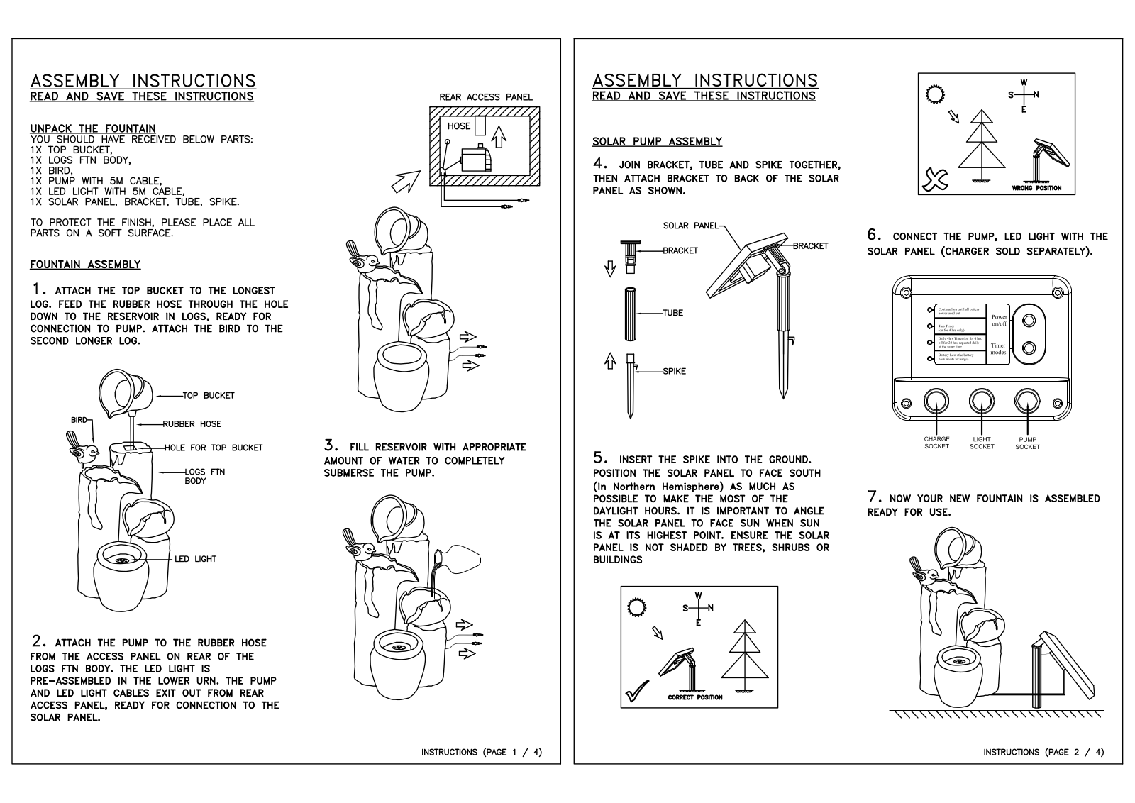 Loon Peak W000073362 Assembly Instructions