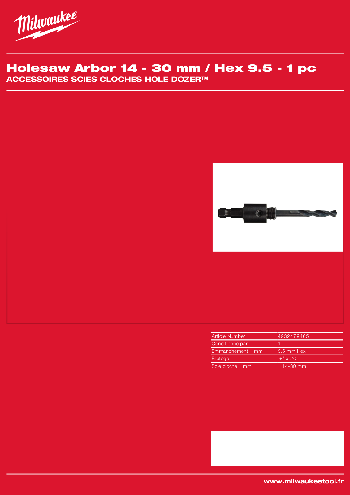 Milwaukee 4932479465 Specification - ManualMachine.com