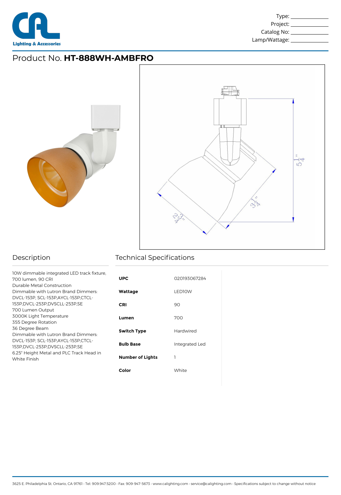 Cal Lighting CG10779 Installation & Assembly - ManualMachine.com