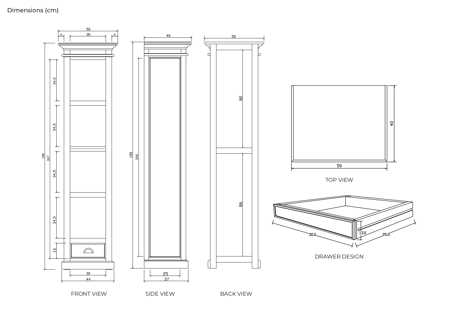 Sand & Stable BCMH1690 Dimensions - ManualMachine.com