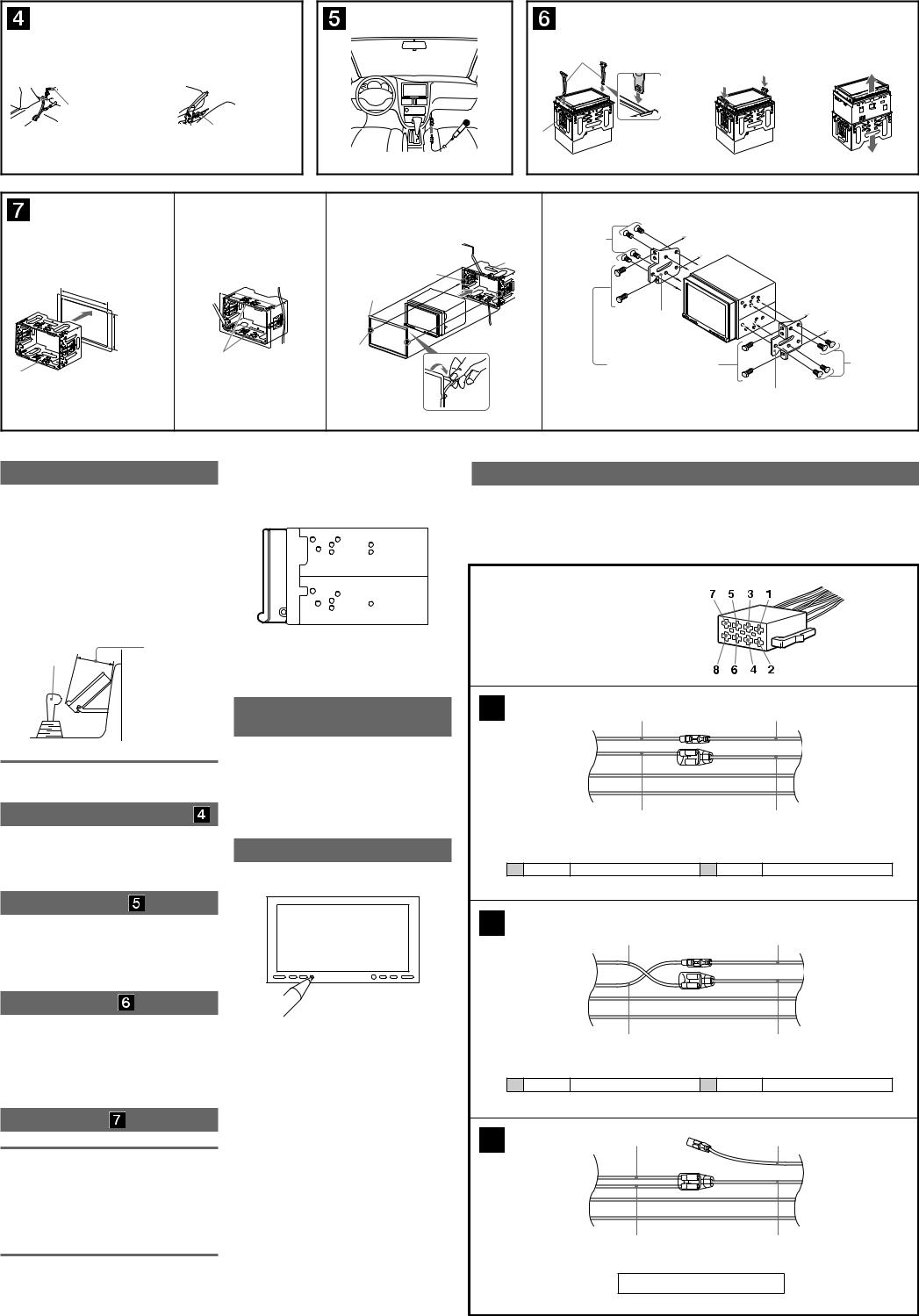 Sony XAV-W1 Installation guide