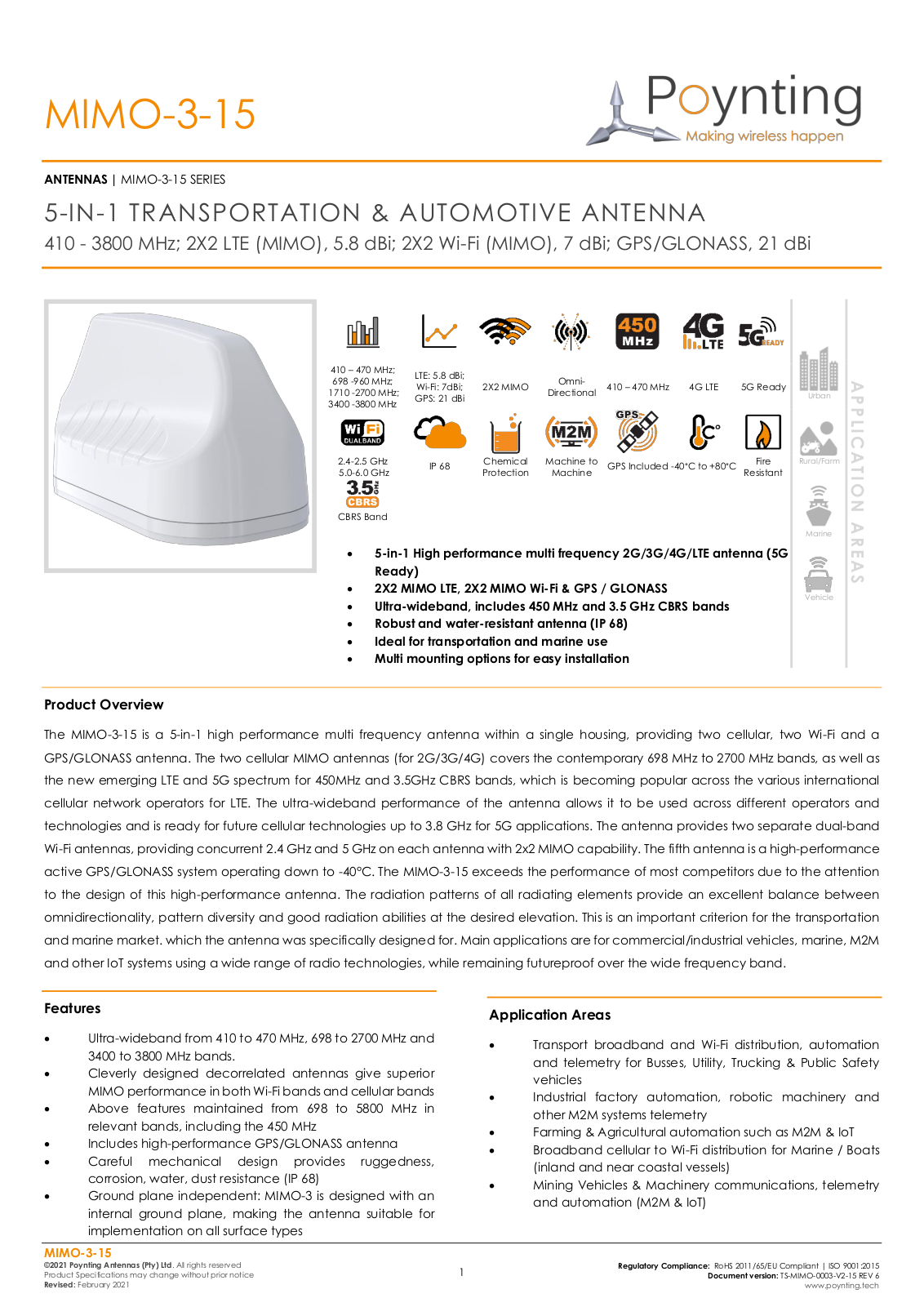 POYNTING POY MIMO-3-15 Datasheet - ManualMachine.com