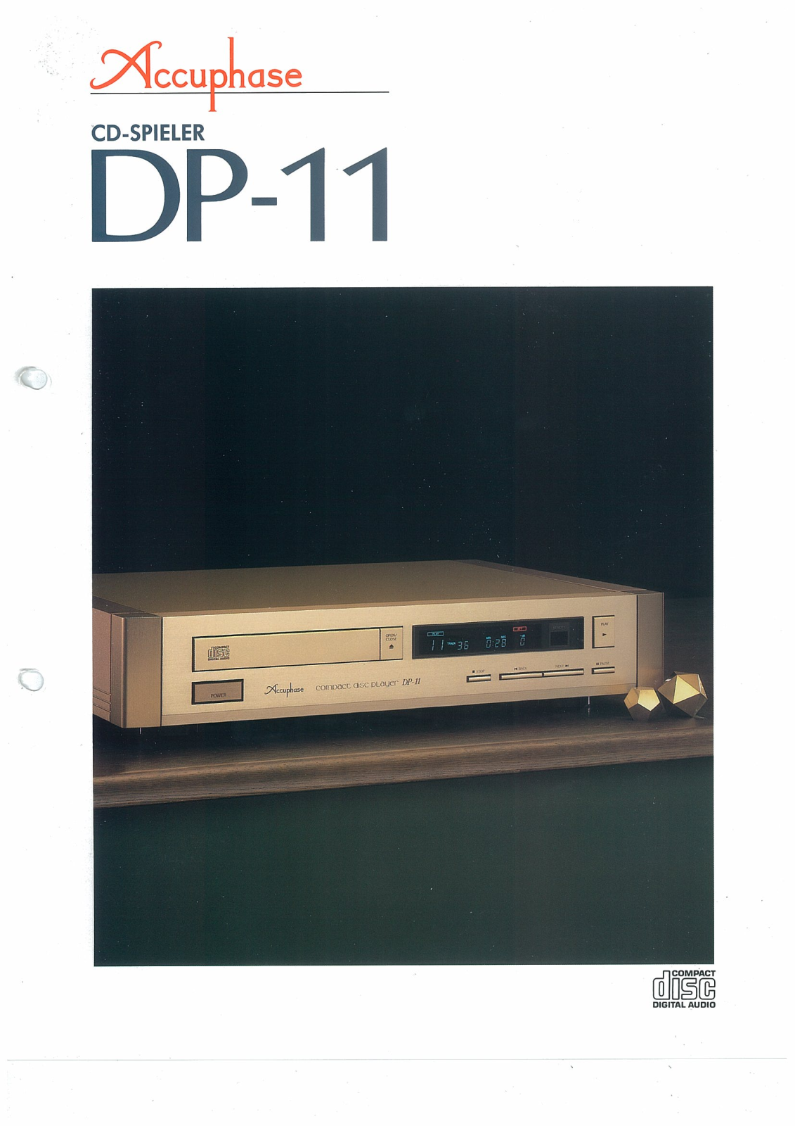 Accuphase DP-11-DE Brochure