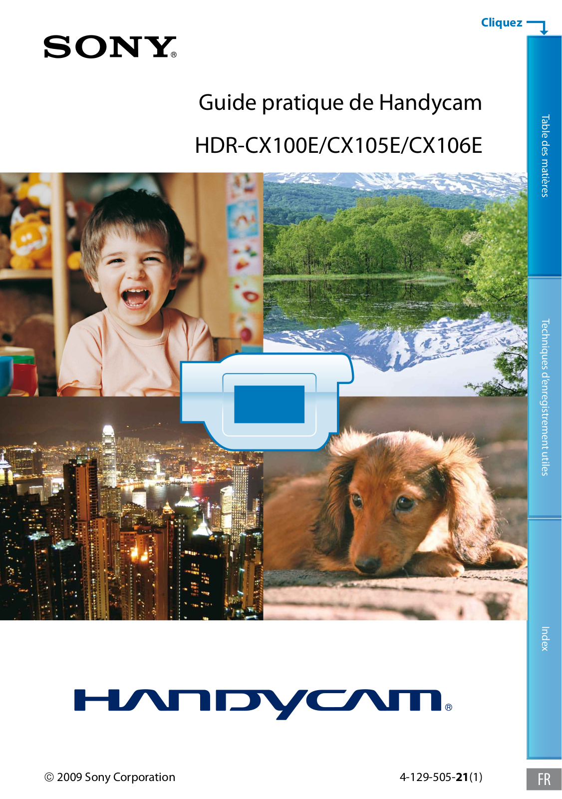 SONY HDR-CX105 User Manual