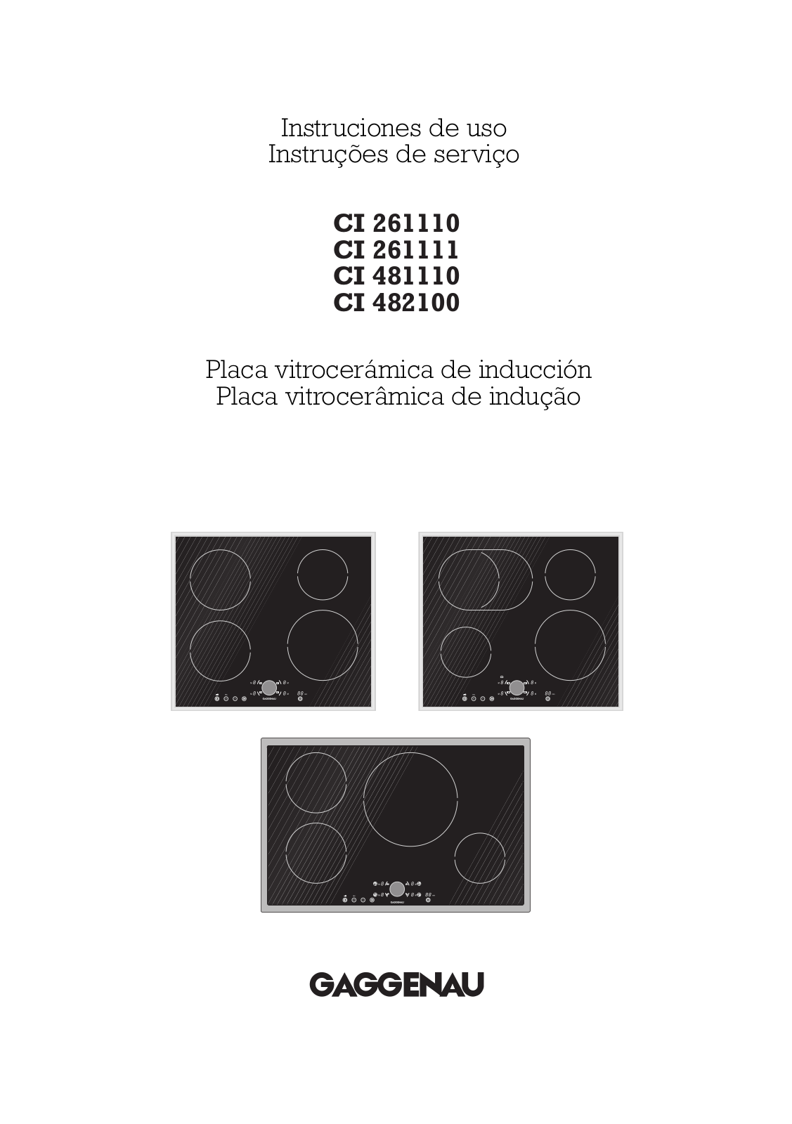 Gaggenau CI482100 User Manual