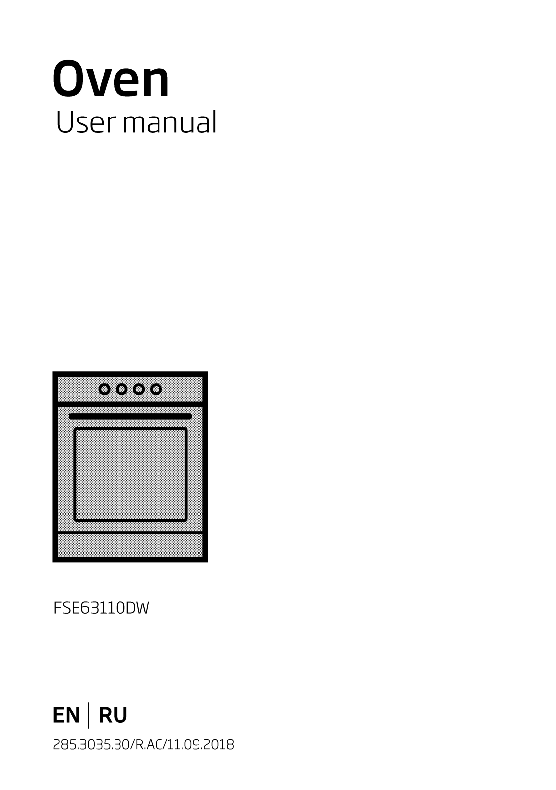 Beko FSE 63110 DW User manual