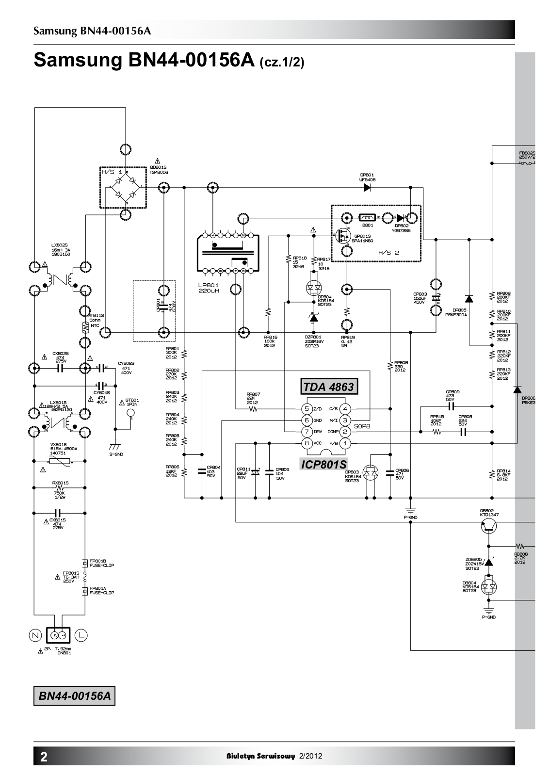 Samsung BN44-00156A Schematic