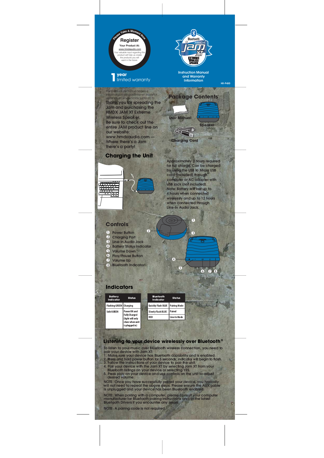 DEHUIDA TECHNOLOGY HX P430 User Manual