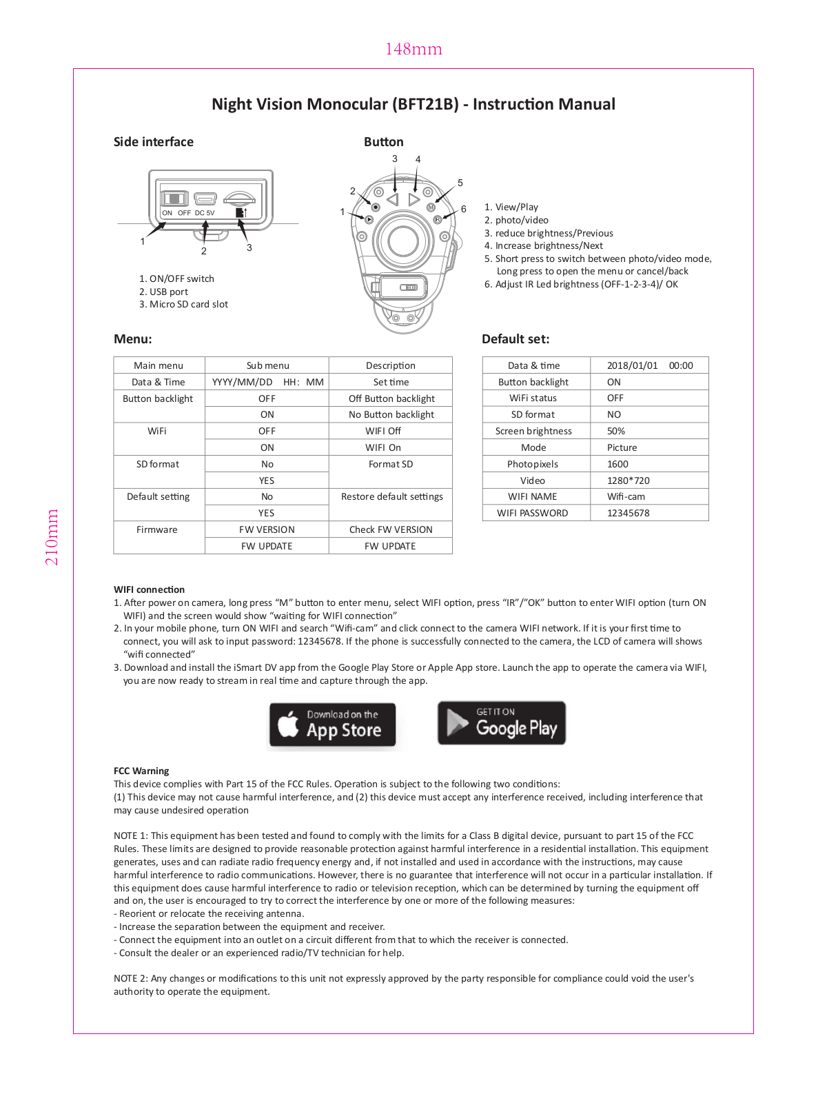 Bright Forward Technology NVC21 User Manual