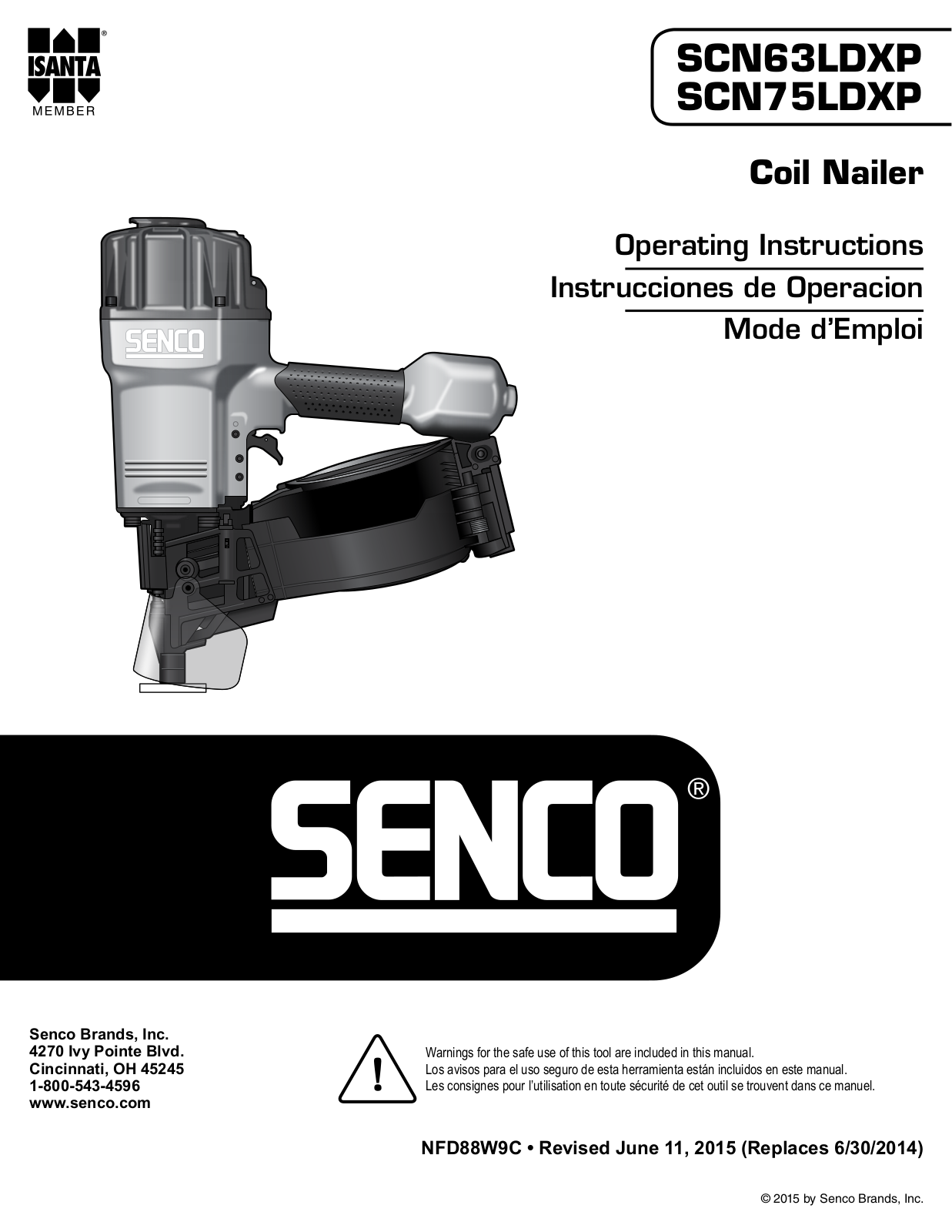 Senco SCN75LDXP, SCN63LDXP User Manual