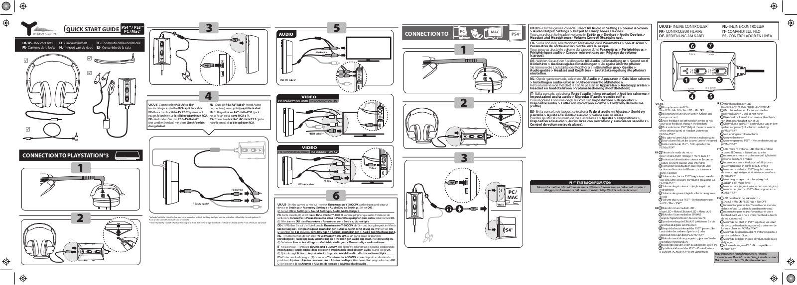 Thrustmaster Y300CPX User Manual