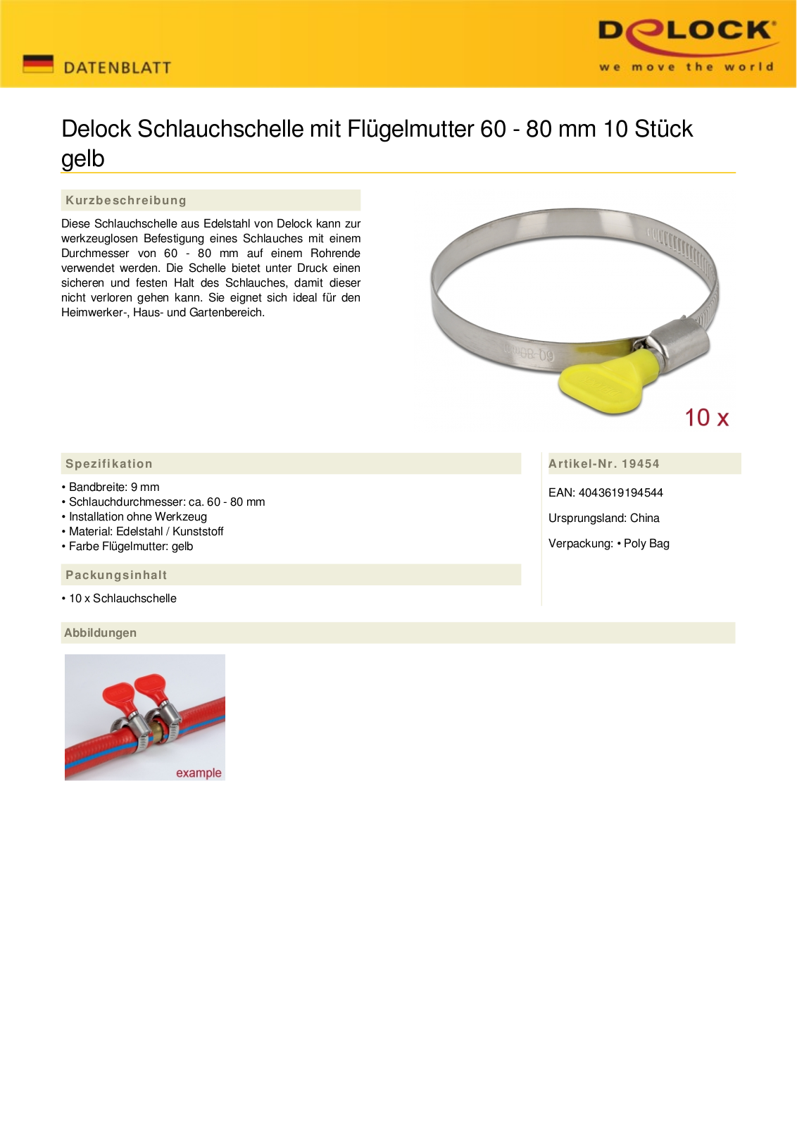 DELOCK 19454 Datasheet - ManualMachine.com