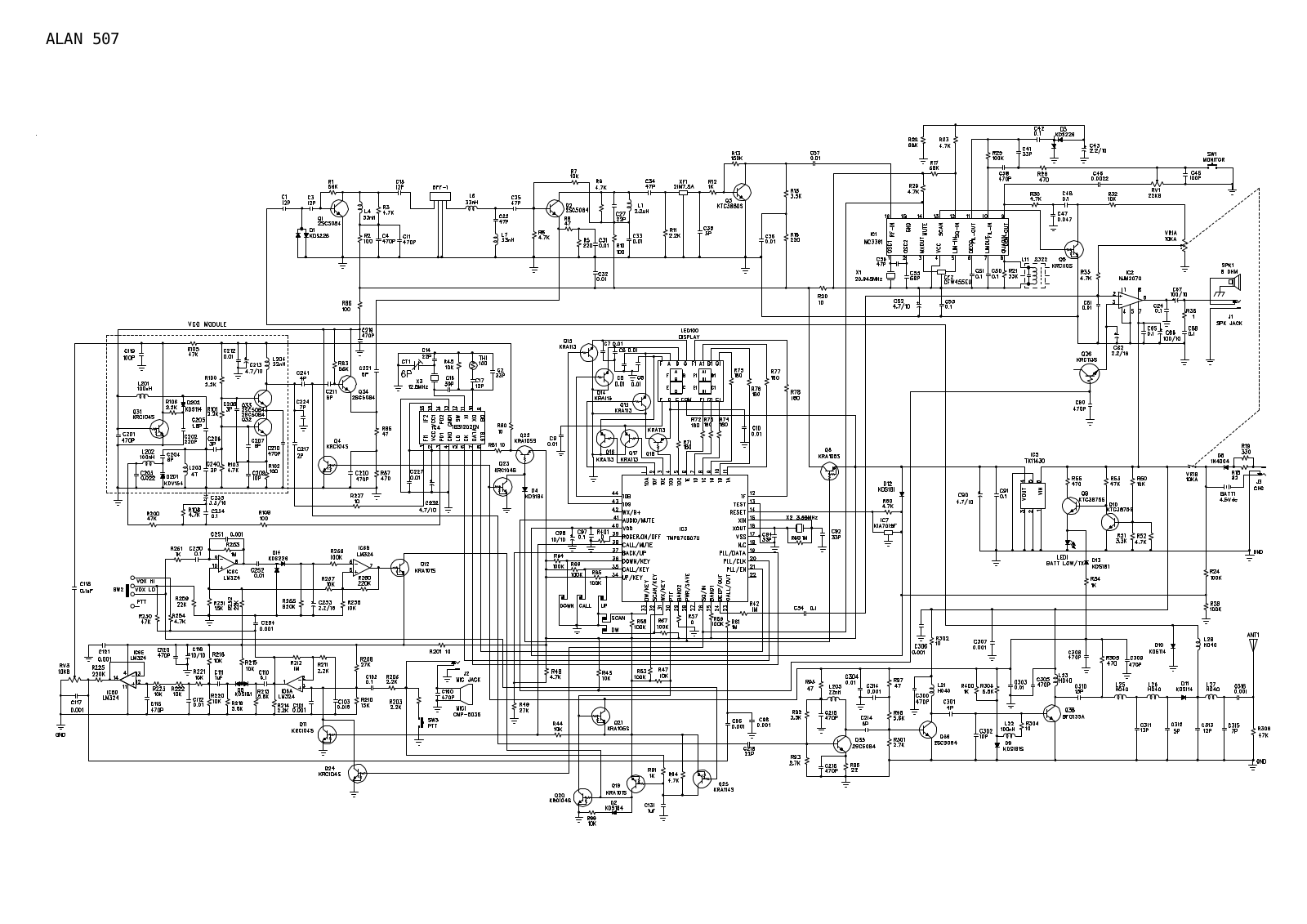 Alan 507 User Manual