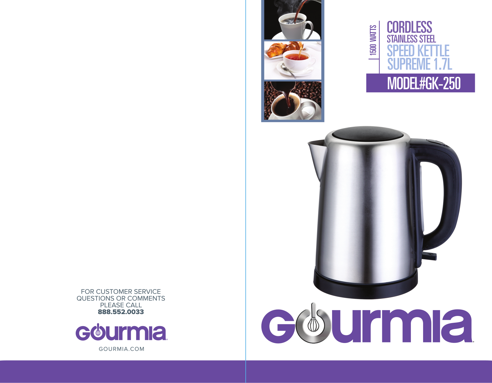 Gourmia GK-250 User Manual