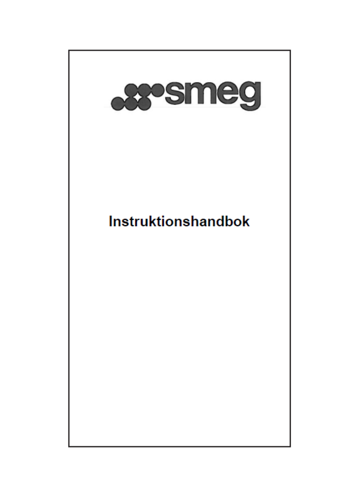 Smeg KSDD90VN User Manual