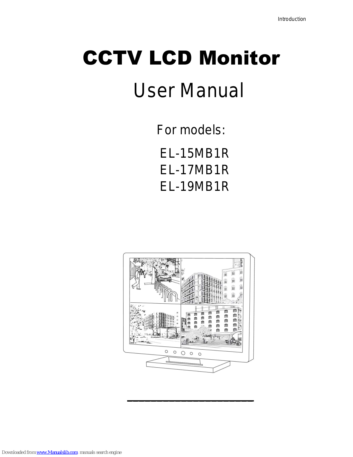 CCTV EL-15MB1R, EL-17MB1R, EL-19MB1R User Manual