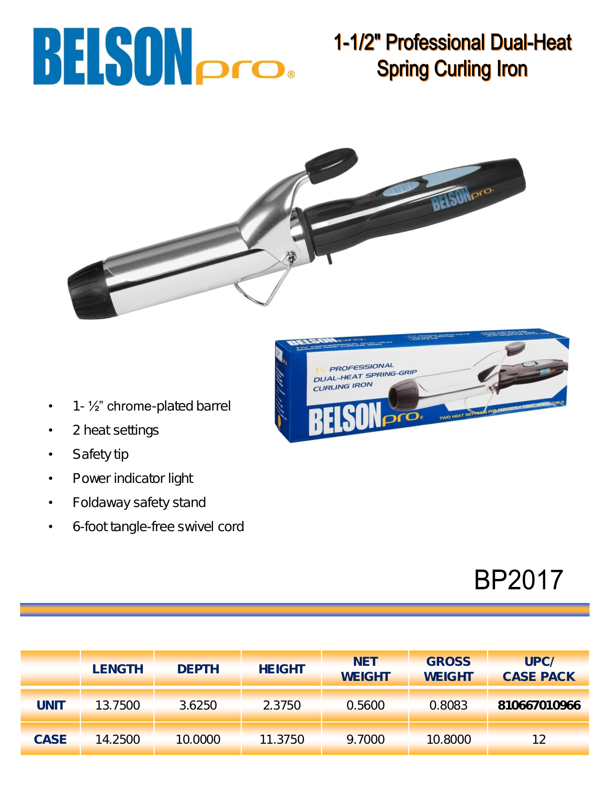 Belson BP2017 DATASHEET