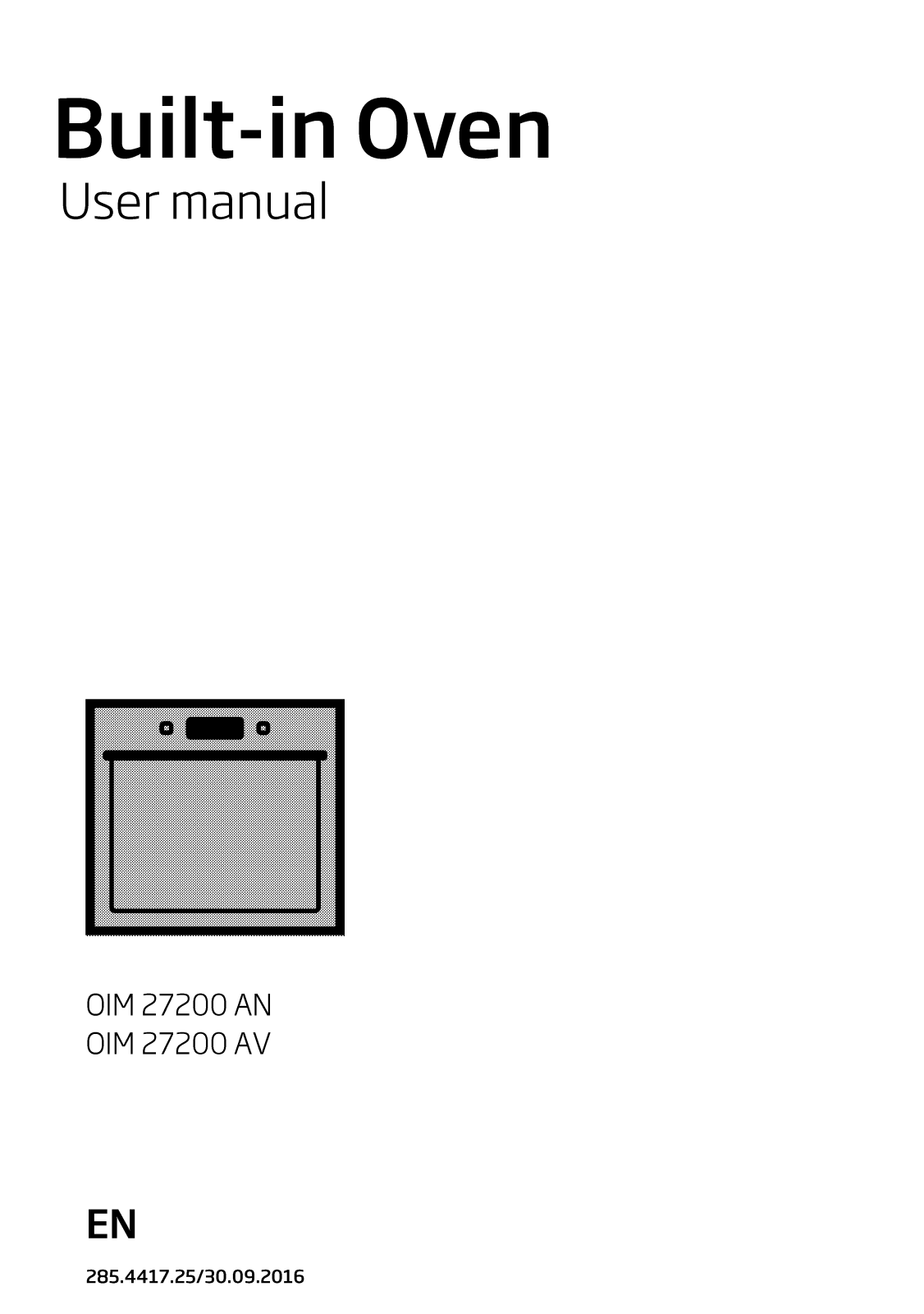 Beko OIM 27200 AN, OIM 27200 AV User manual