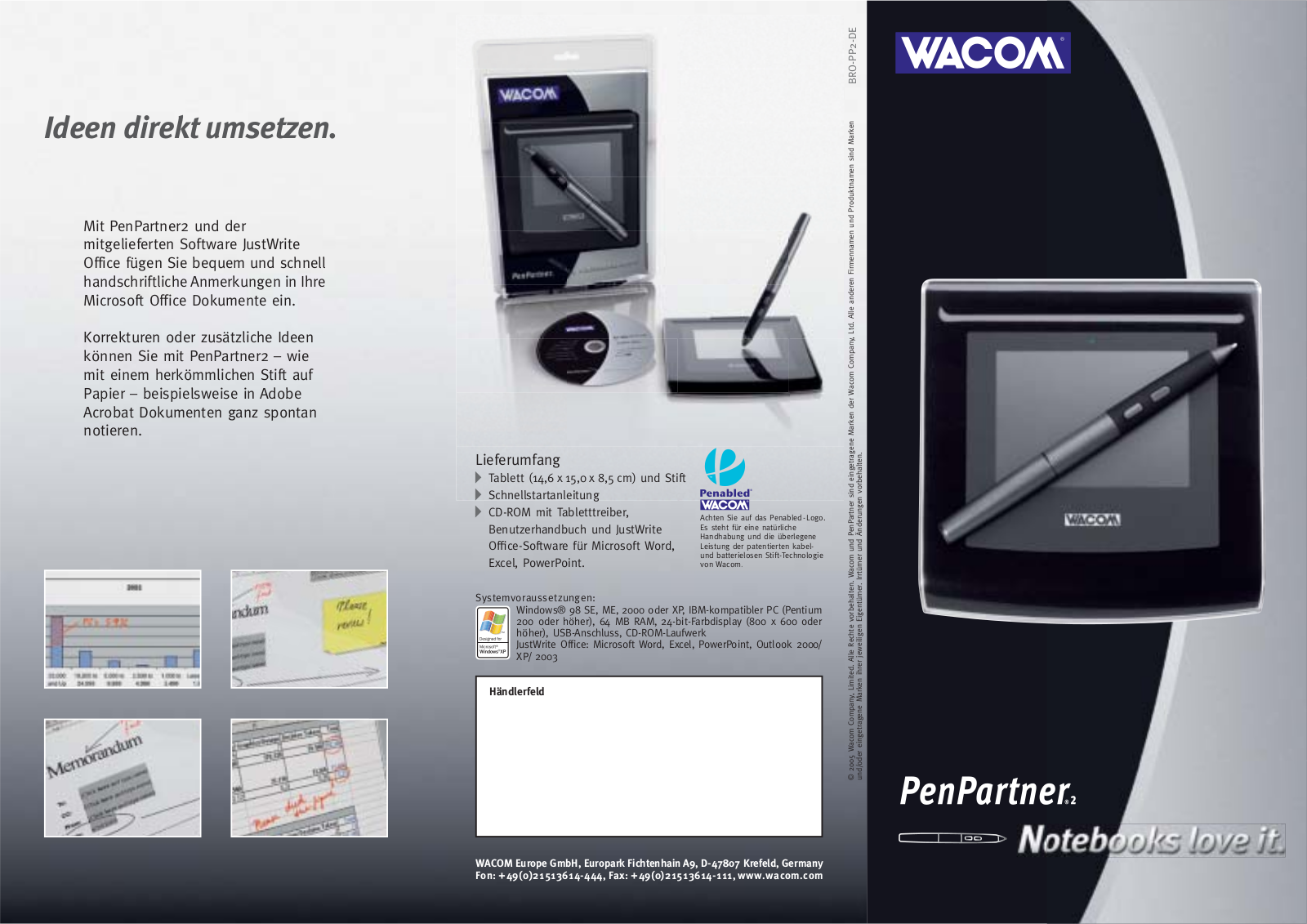 Wacom PENPARTNER 2 User Manual