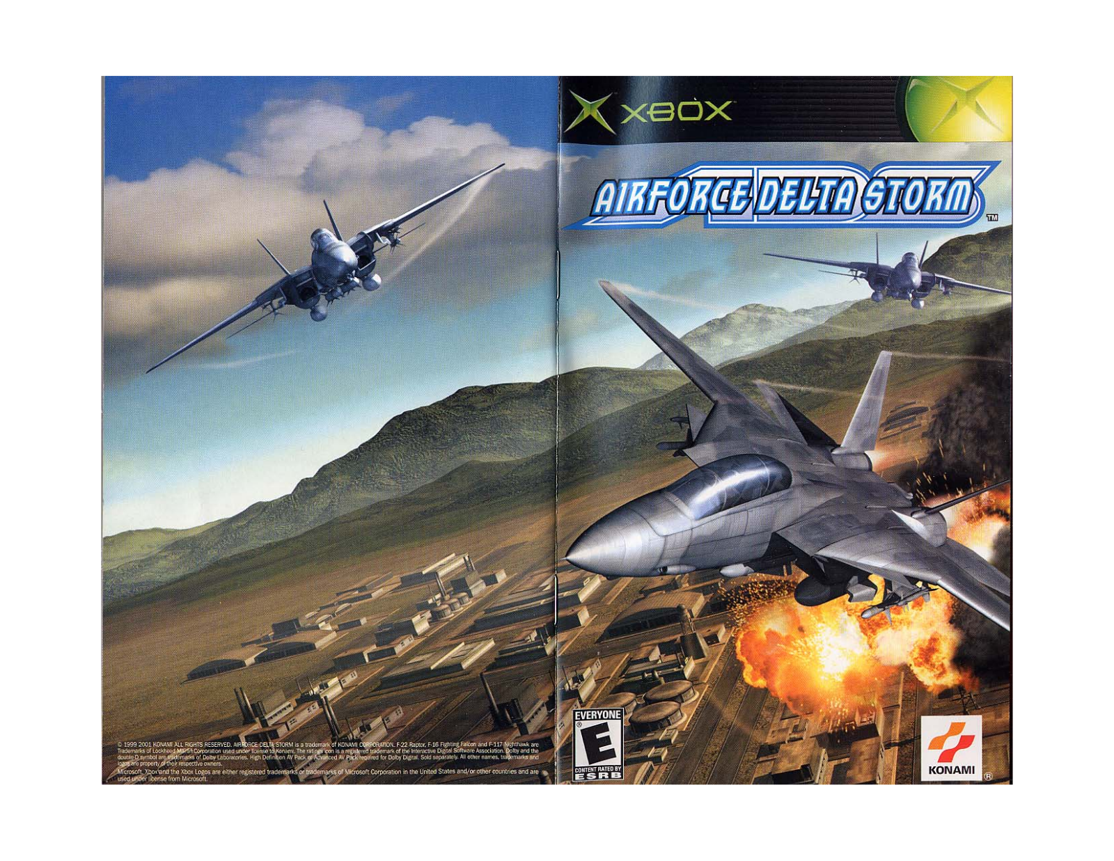 Games Microsoft XBOX AIRFORCE DELTA STORM User Manual