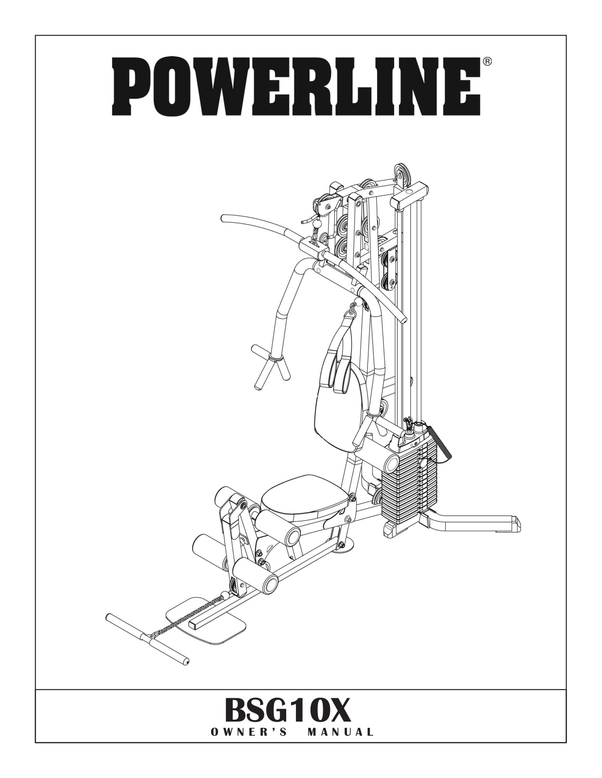 Body Solid BSG10X User Manual