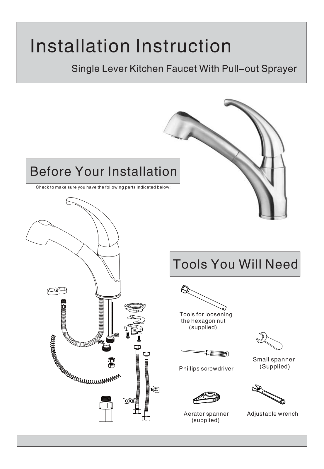 Kraus KHU123-32, KPF2110, SD20 User Manual