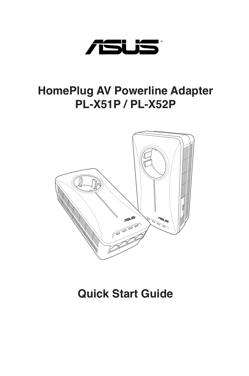 Asus PL-X51P, PL-X52P Quick Start Manual