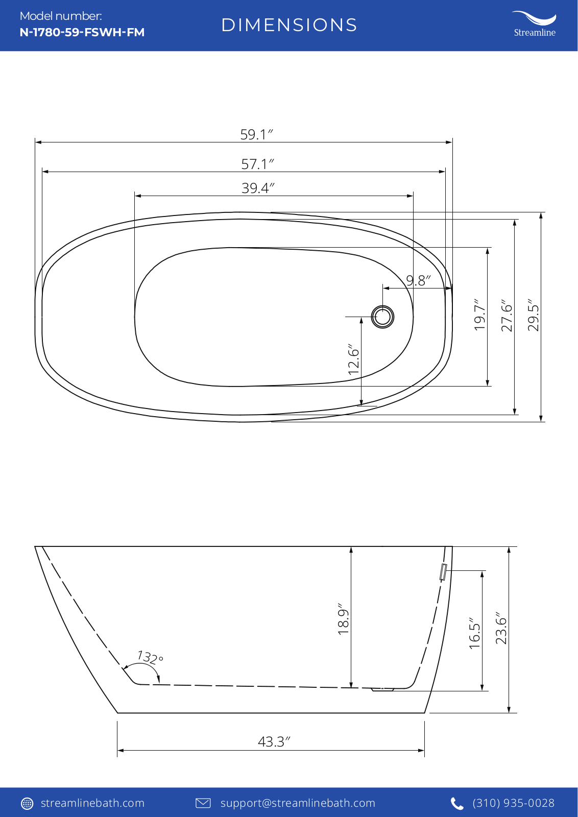 Streamline Bath SLBH5044 Specifications - ManualMachine.com