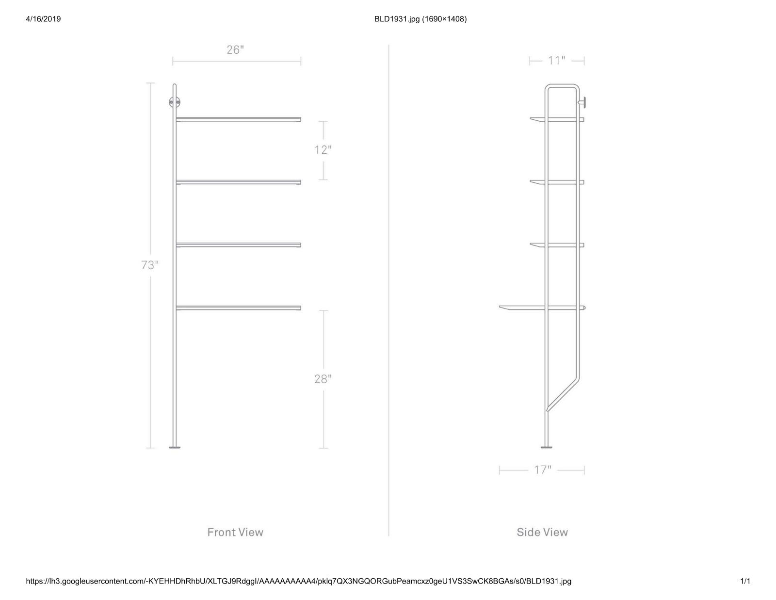 Blu Dot BLD1931 Specifications - ManualMachine.com