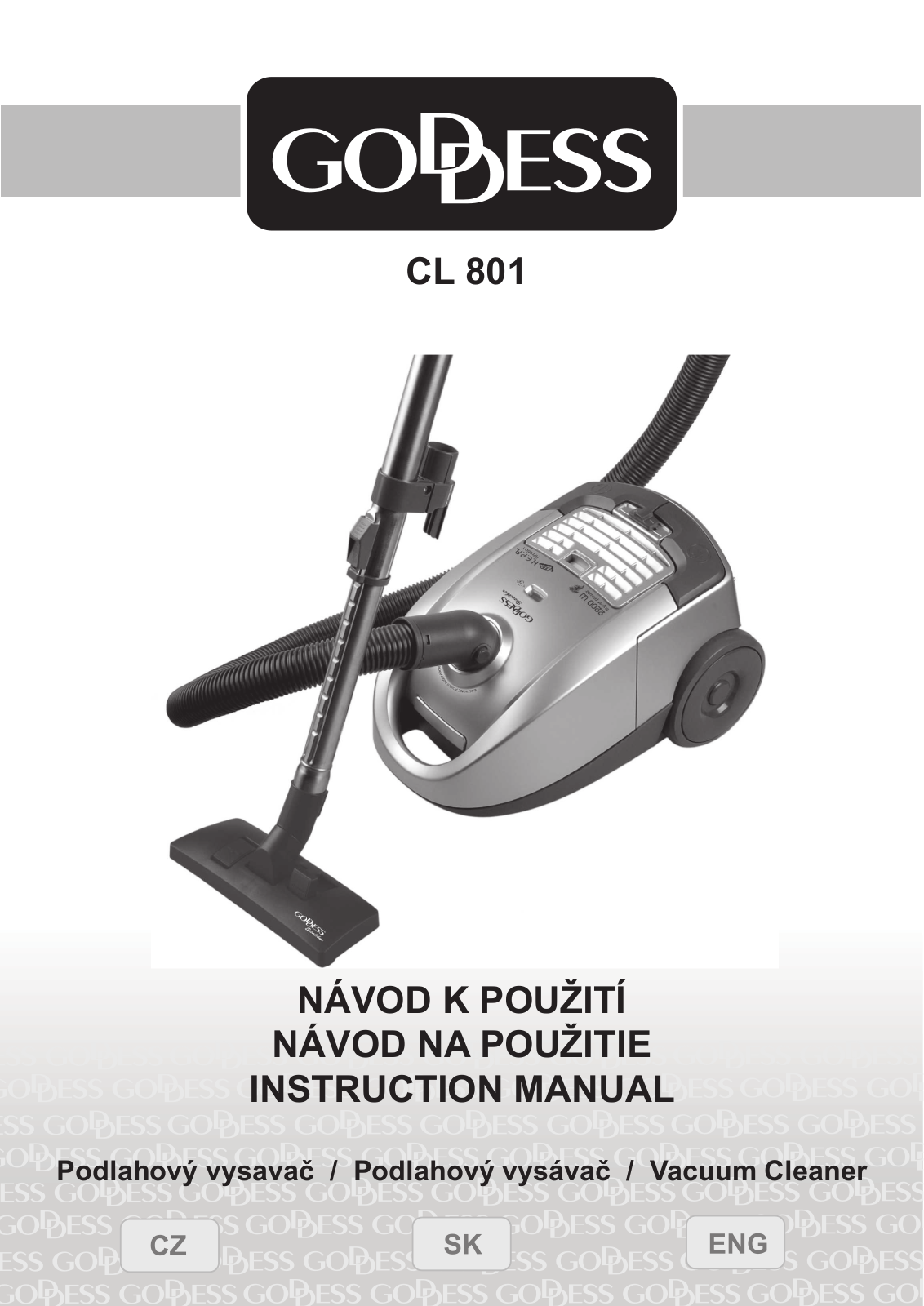 Goddess CL 801 User Manual