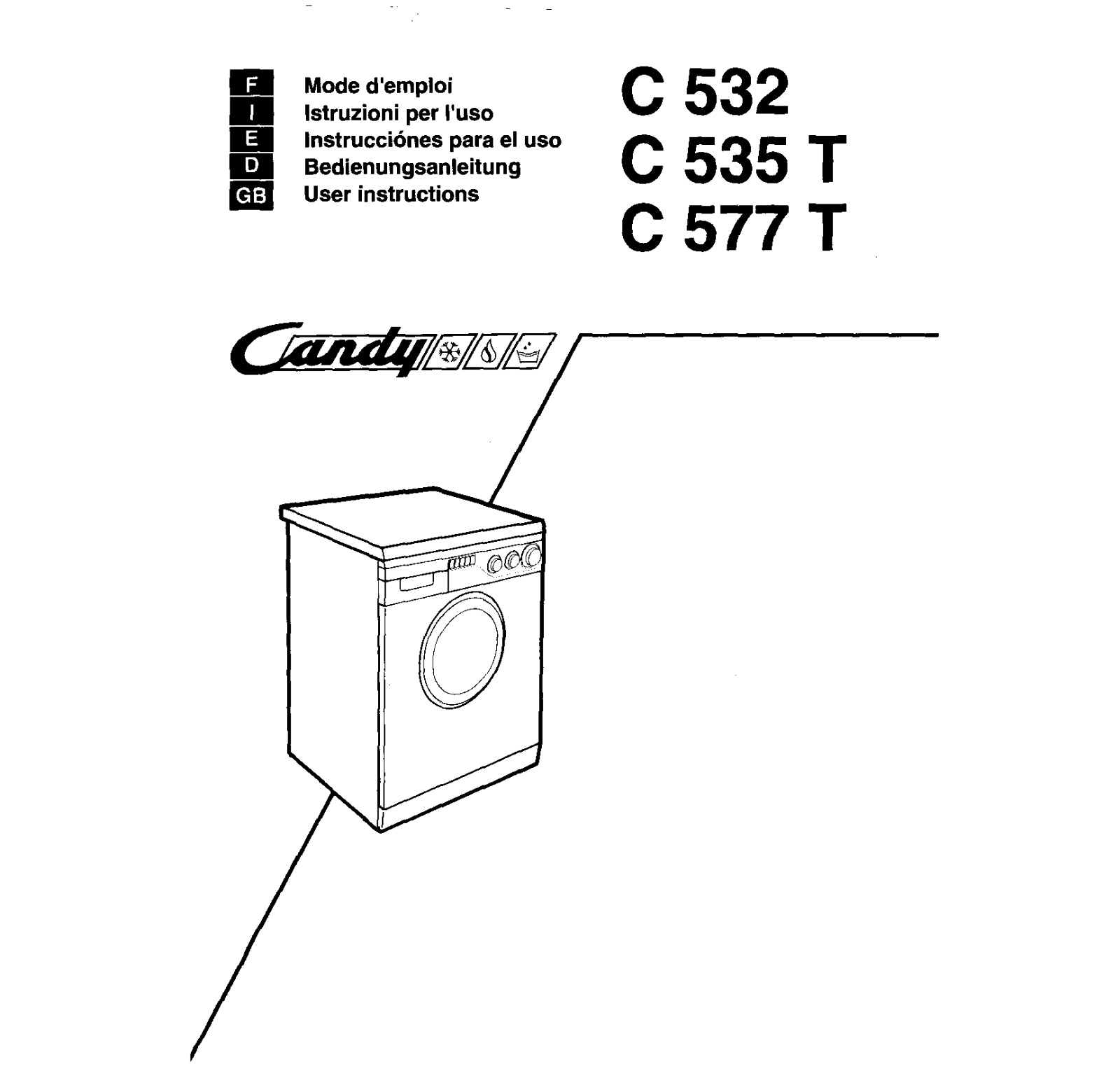 CANDY C535T User Manual