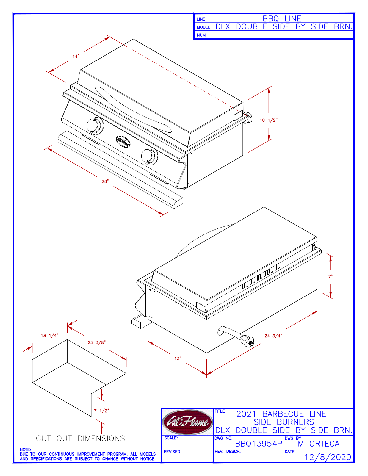 Cal Flame FMN1021 Specifications - ManualMachine.com
