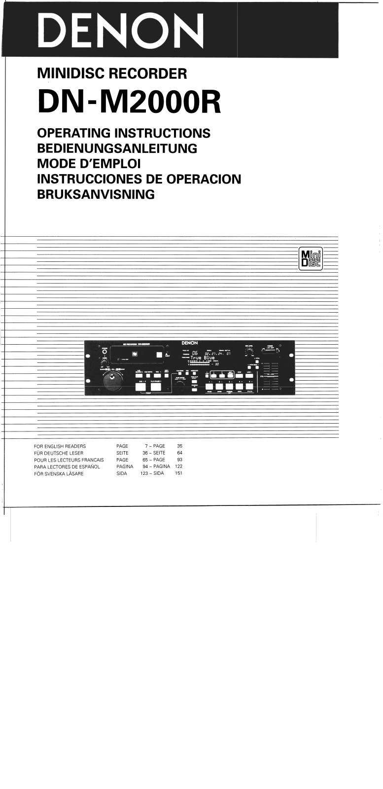DENON DN-M2000R User Manual