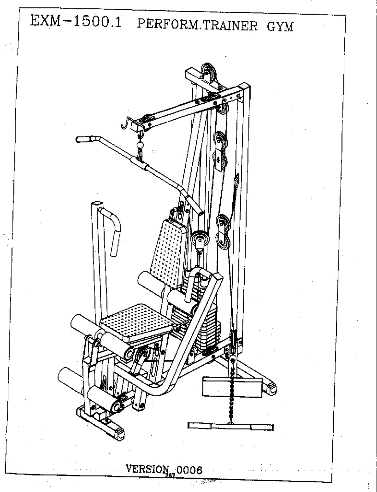 Body Solid EXM1500S User Manual