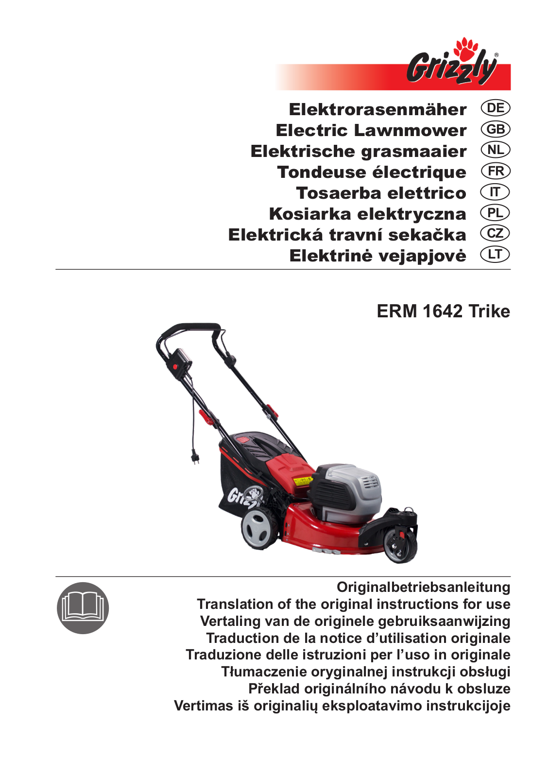 Grizzly ERM1642 Service Manual