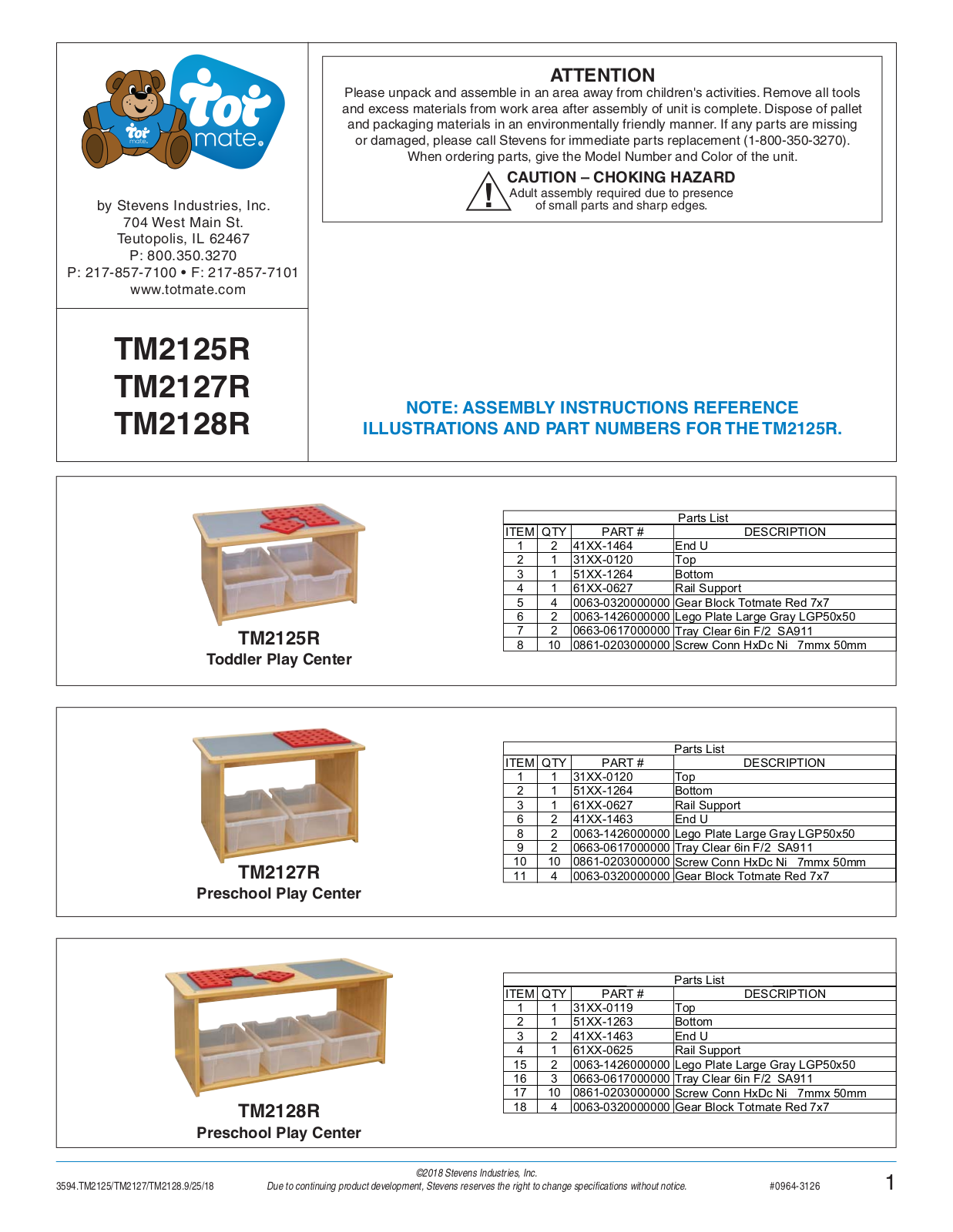TotMate FCM10004, FCM10010, FCM10012 Installation & Assembly - ManualMachine.com